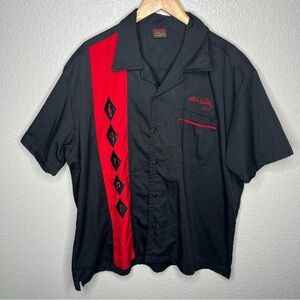 Elvis Presley By Steady Short Sleeve Hawaiian Bowling Rockabilly Music Shirt 2XL
